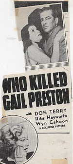 Who Killed Gail Preston (1938) afişi Who Killed Gail Preston (1938) afişi