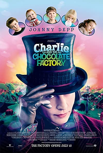 Charlie'nin Çikolata Fabrikası (2005) afişi Charlie'nin Çikolata Fabrikası (2005) afişi